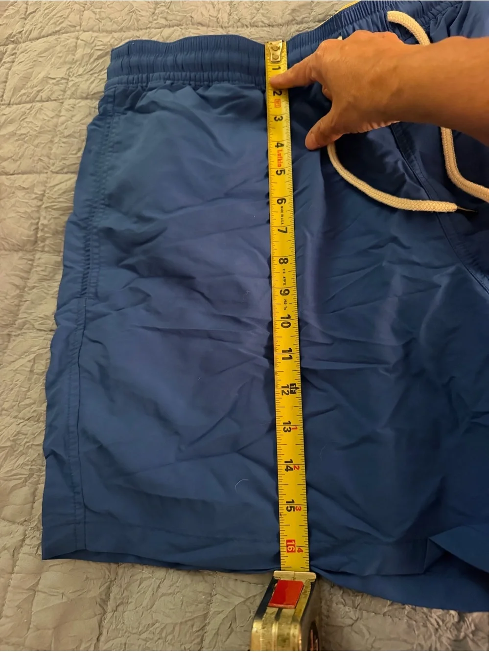 Polo Ralph Lauren Blue Swim Trunks with Yellow Pony Men’s XL